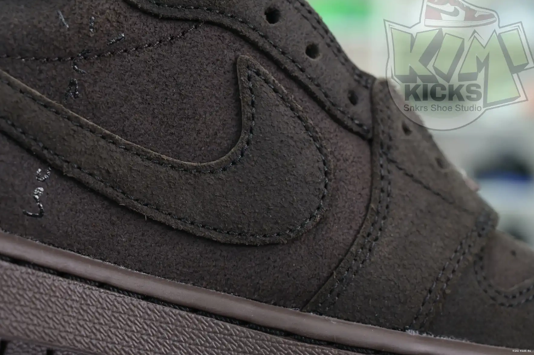 OG“Velvet Air Scott Jordan Brown” Jordan Low 1 Travis x Kimikick 0704